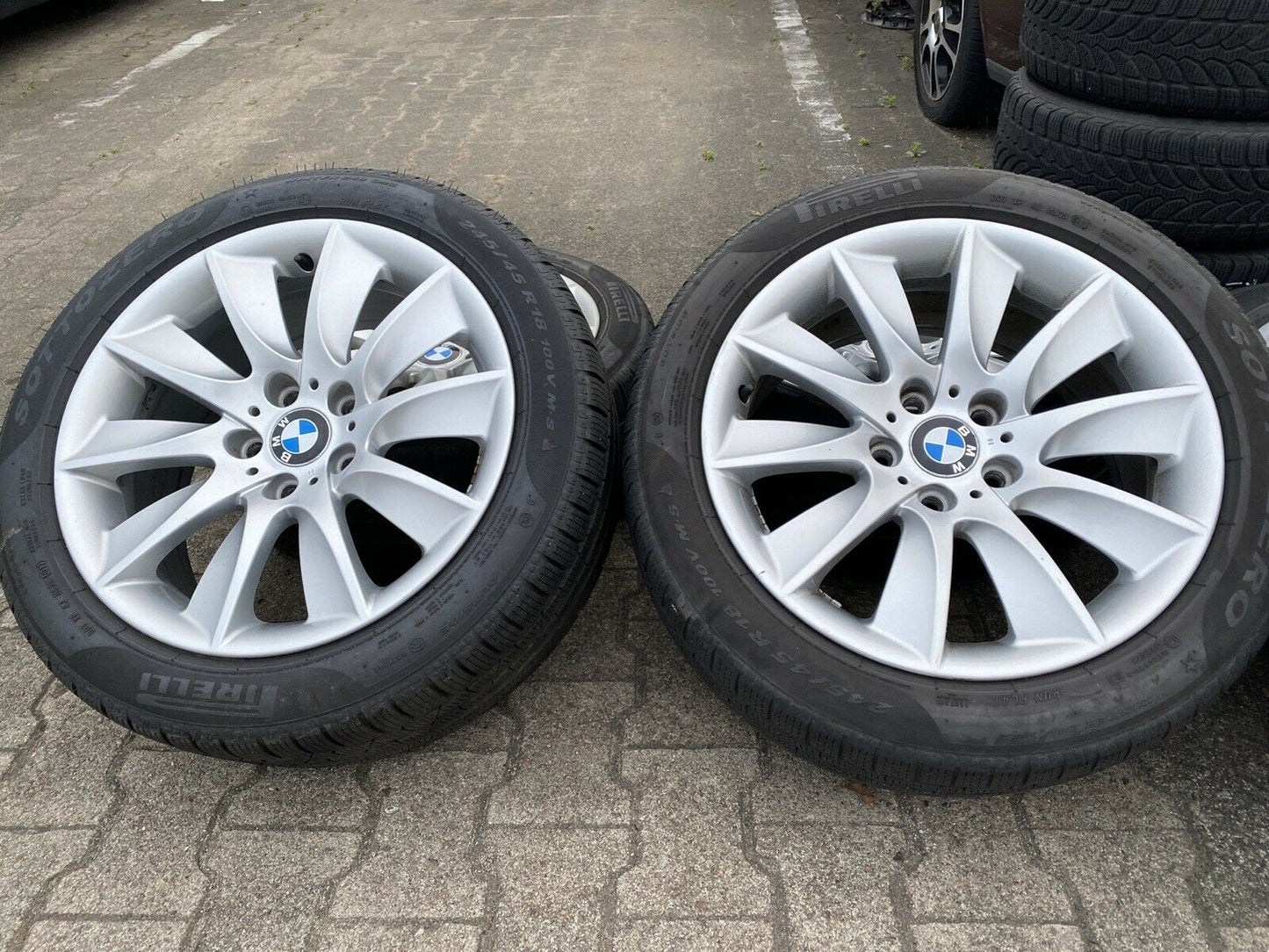 BMW F10 F11 F12 F06 Styling 329 Alufelgen WINTERREIFEN 245 45 R18 100V 6790174