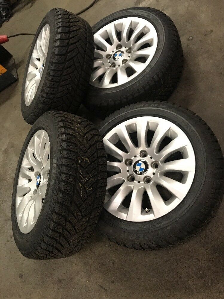 BMW E90 E91 LCI Alufelgen Styling 282 DUNLOP 205 55 R16 91H 6783628 WINTERREIFEN