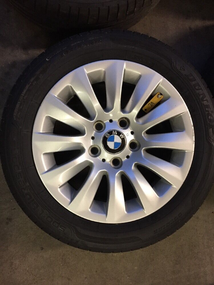 BMW E90 E91 LCI Alufelgen Styling 282 DUNLOP 205 55 R16 91V 6783628 SOMMERREIFEN