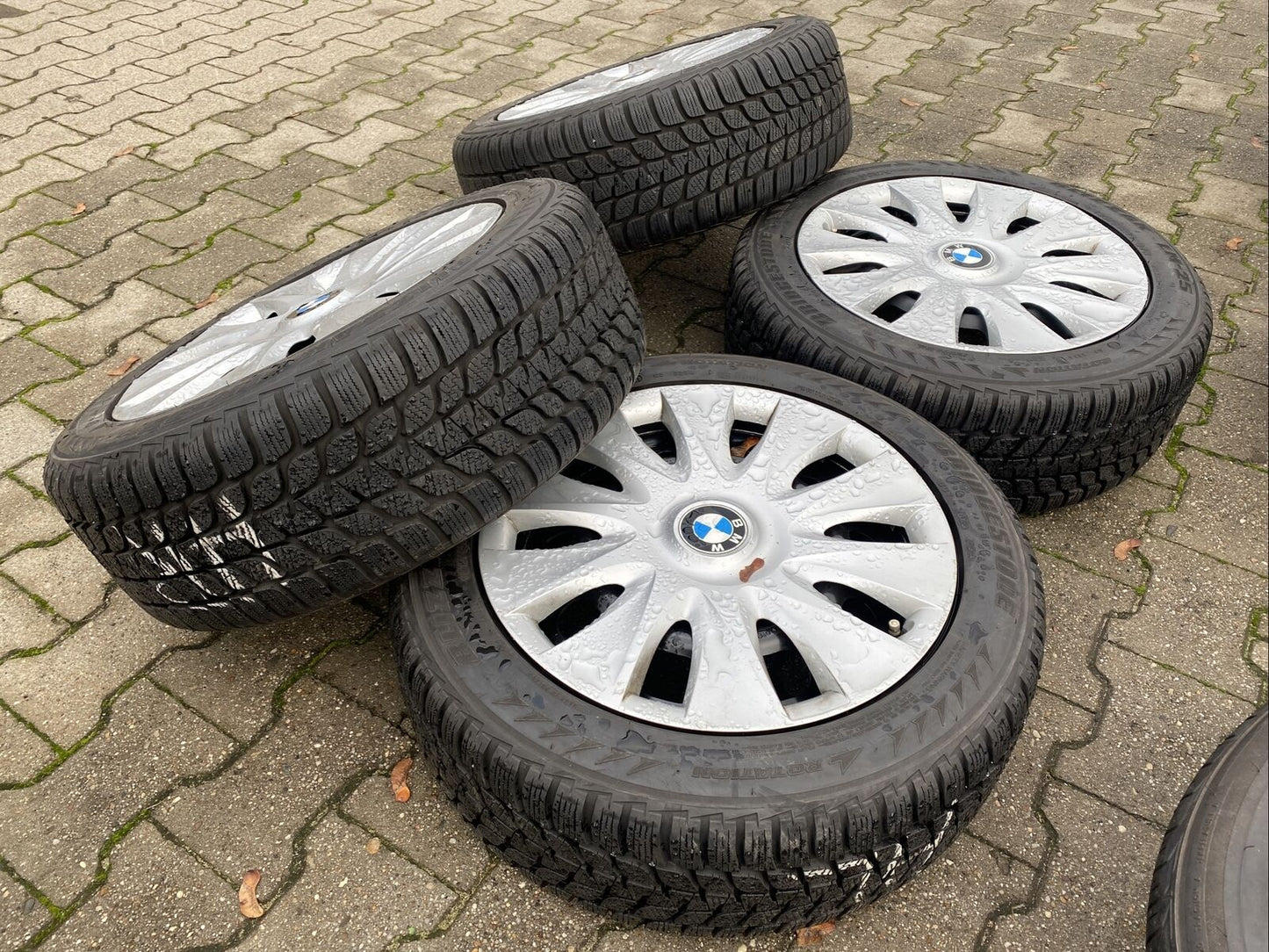 ORIGINAL BMW F20 F21 F22 WINTERREIFEN 195 55 R16 87H BRIDGESTONE RADKAPPEN