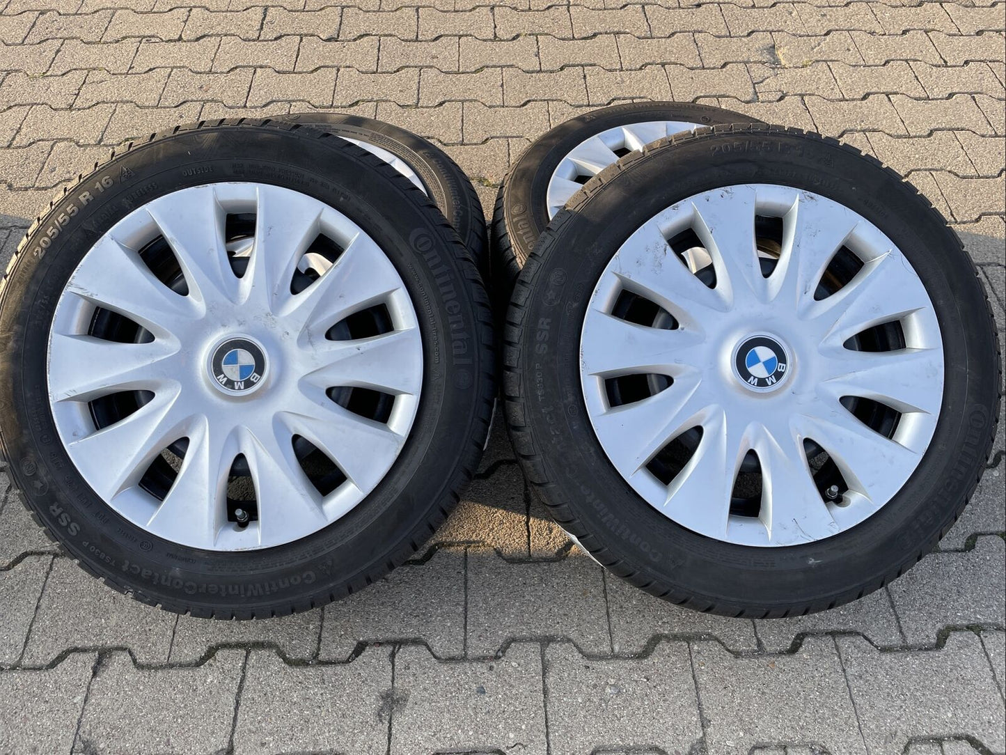 BMW F20 F21 F22 RUNFLAT WINTERREIFEN 205 55 R16 91H RDCI RADKAPPEN STAHLFELGEN
