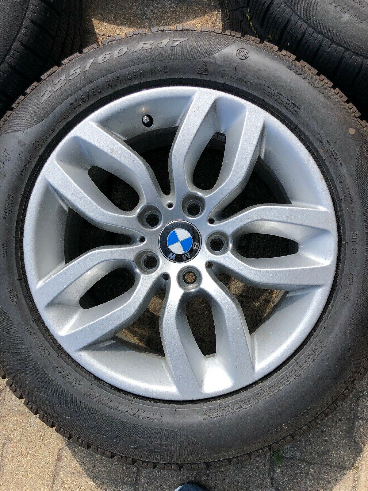 BMW X3 F25 X4 F26 ALUFELGEN WINTERREIFEN 305 STYLING 225 60 R17 99H 6787576 RSC
