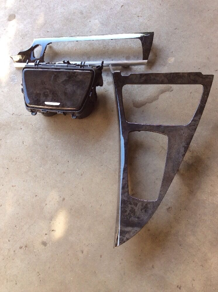 BMW F06 F12 F13 Mittelkonsole Dekorblende Interieurleisten Pappel GRAU 9197515