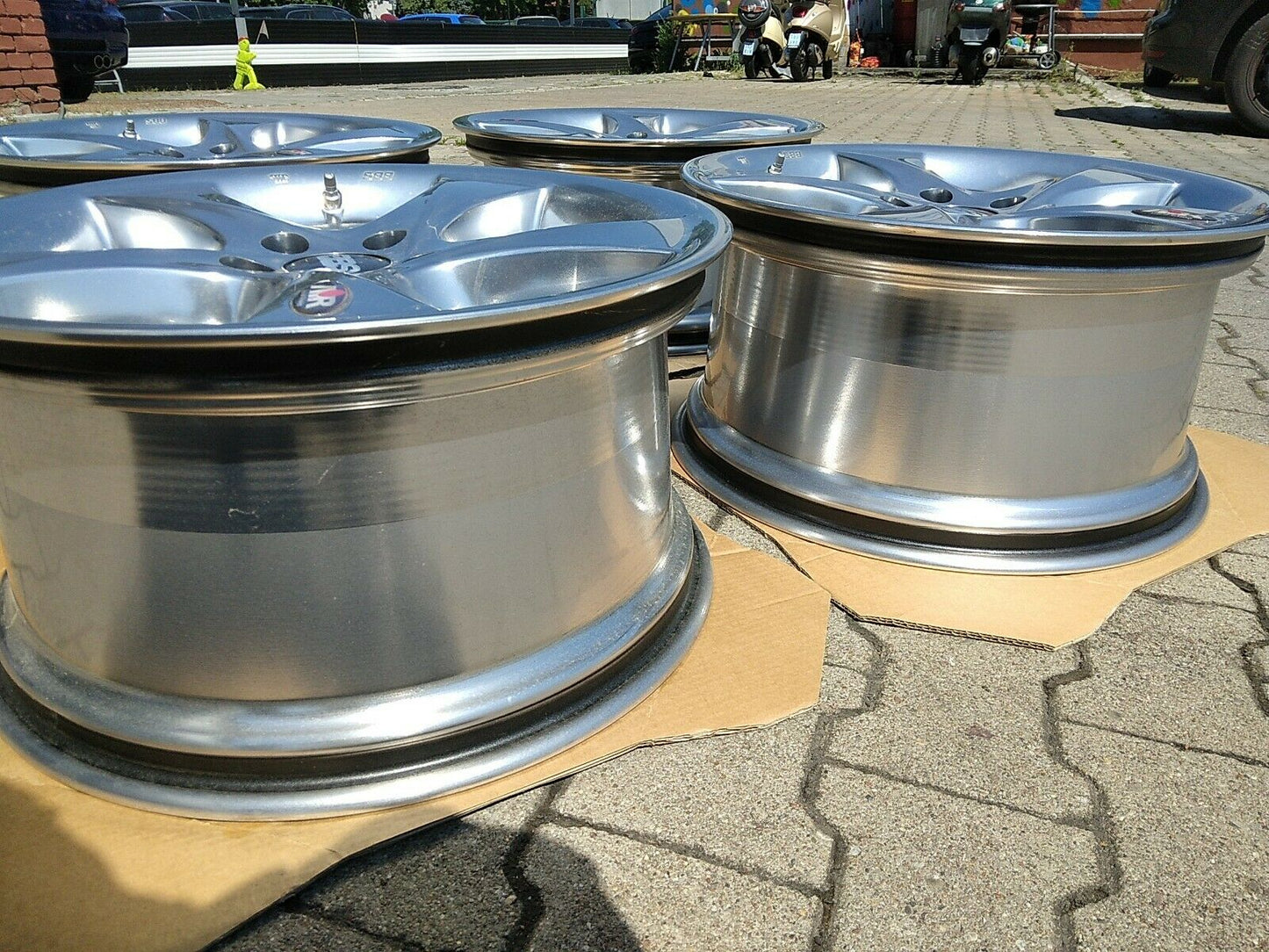 4x NEUE BMW BBS AIR X5 E53 E70 X3 E83 Alufelgen AI 002 10J 20Zoll ET35 - 0546020