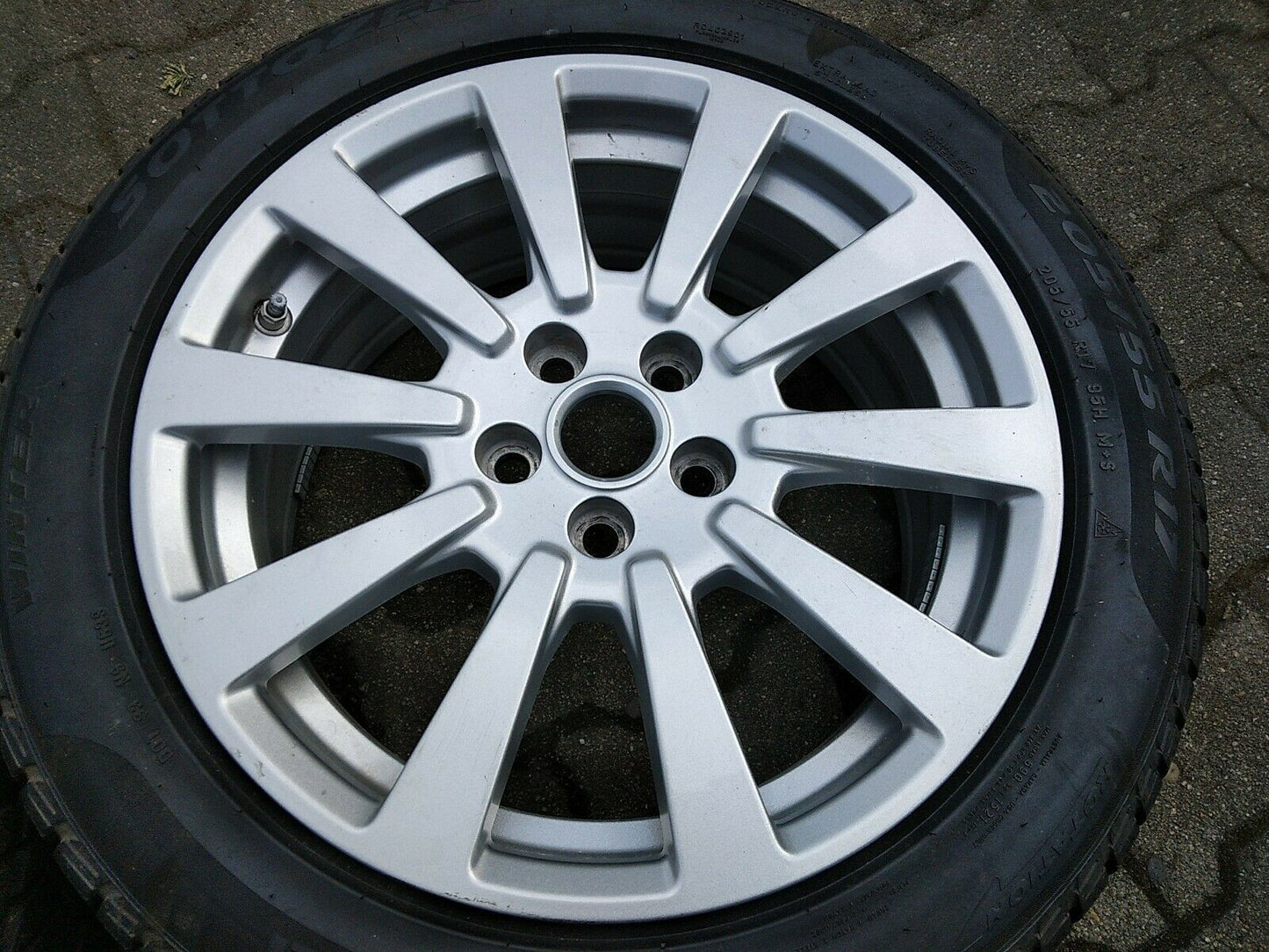 JAGUAR XE ALUFELGEN 7x17 ET48.5 VOLVO FORD Winterreifen 205 55 r17 95H GX73-1007