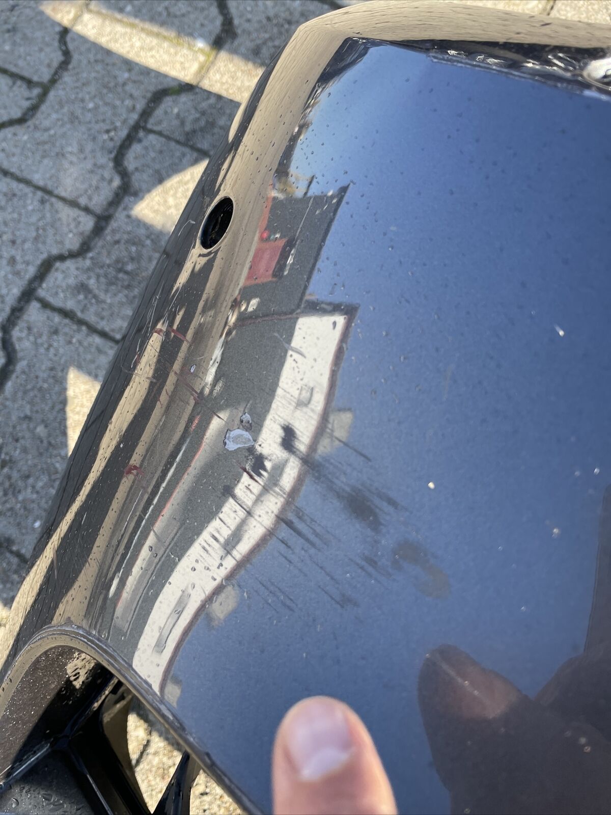 BMW F10 F11 M PAKET Stoßstange LCI Facelift PDC SWR NEBELSCHEINWERFER Aussparung