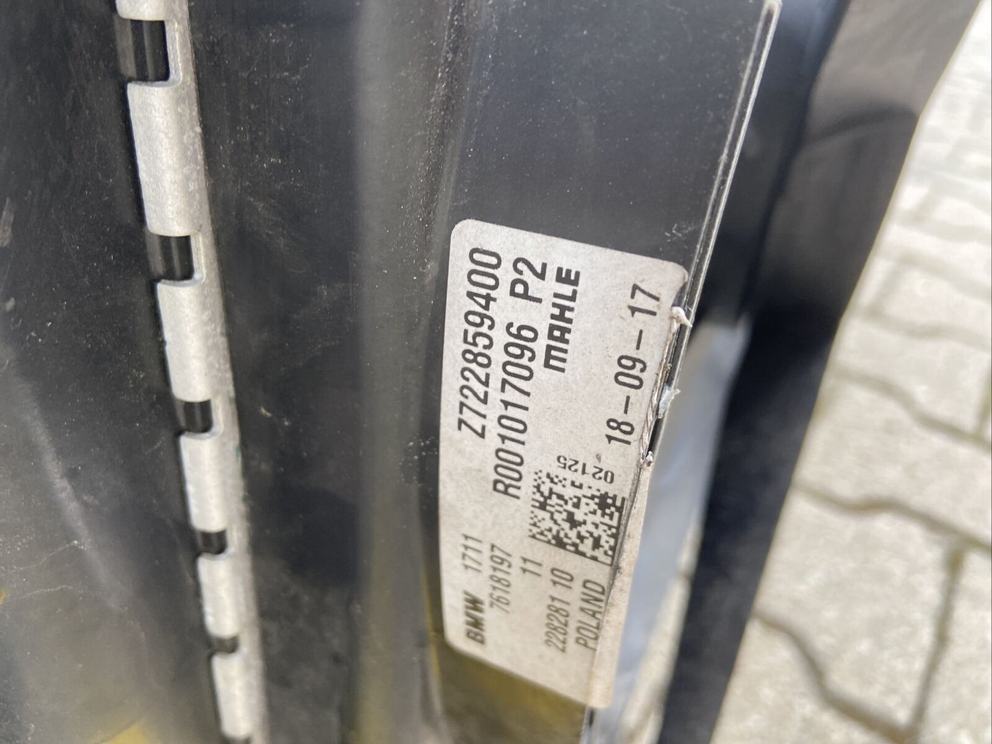 BMW X1 F48 Kühlerpaket Kondensator 7617597 Wasserkühler 7617639 E-Lüfter 7617609