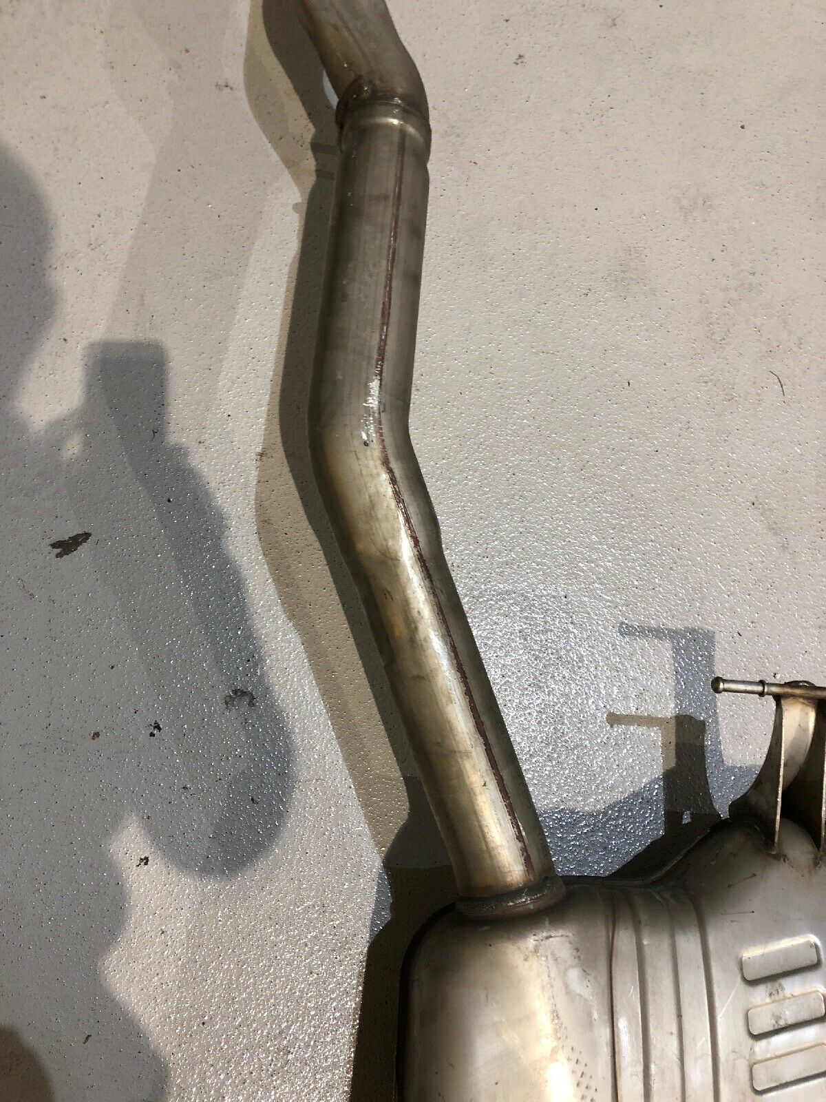 ORIGINAL BMW F10 F11 F07 Diesel Auspuff Endschalldämpfer Auspuffanlage 7807110