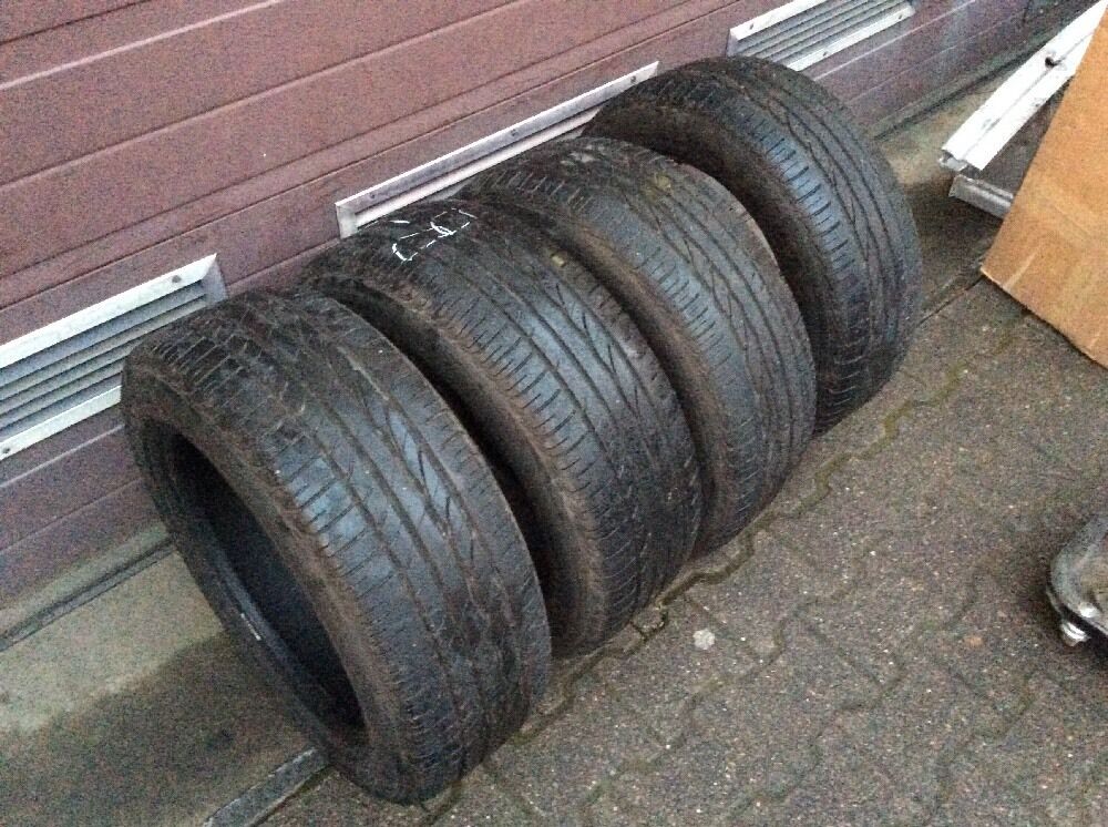 4x Original BMW E87 E88 E90 Sommerreifen Bridgestone 205 55 R16 91V RSC RUNFLAT