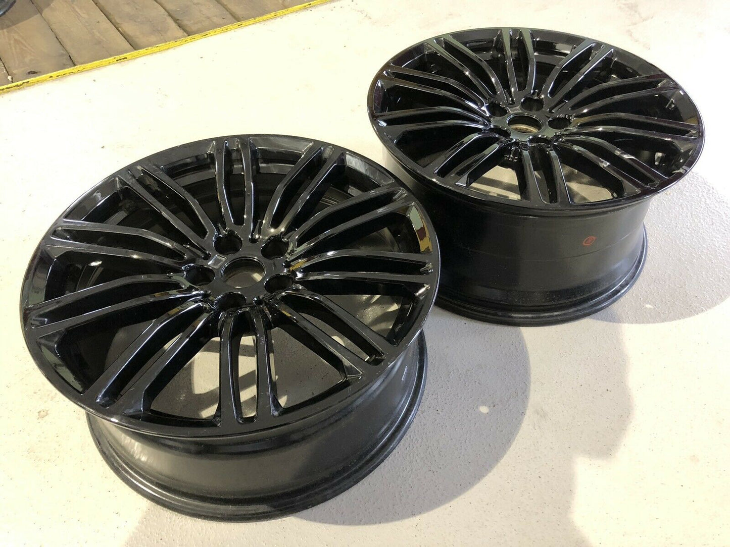 2x ORIGINAL BMW G30 G31 M664 Alufelgen BLACK 7856926 HA 7856925 VA M 664 M PAKET