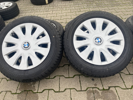 BMW F30 F31 Bridgestone RSC Winterreifen RDCI SENSOREN 205 60 R16 92H RADKAPPEN