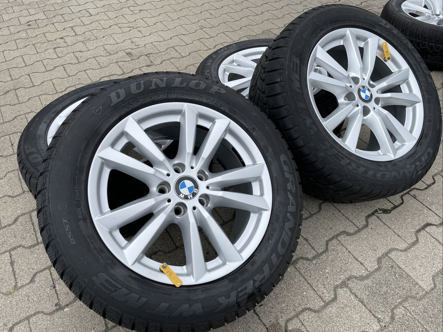 BMW X5 F15 ALUFELGEN STYLE 446 DUNLOP WINTERREIFEN 255 55 R18 109H RSC 6853952