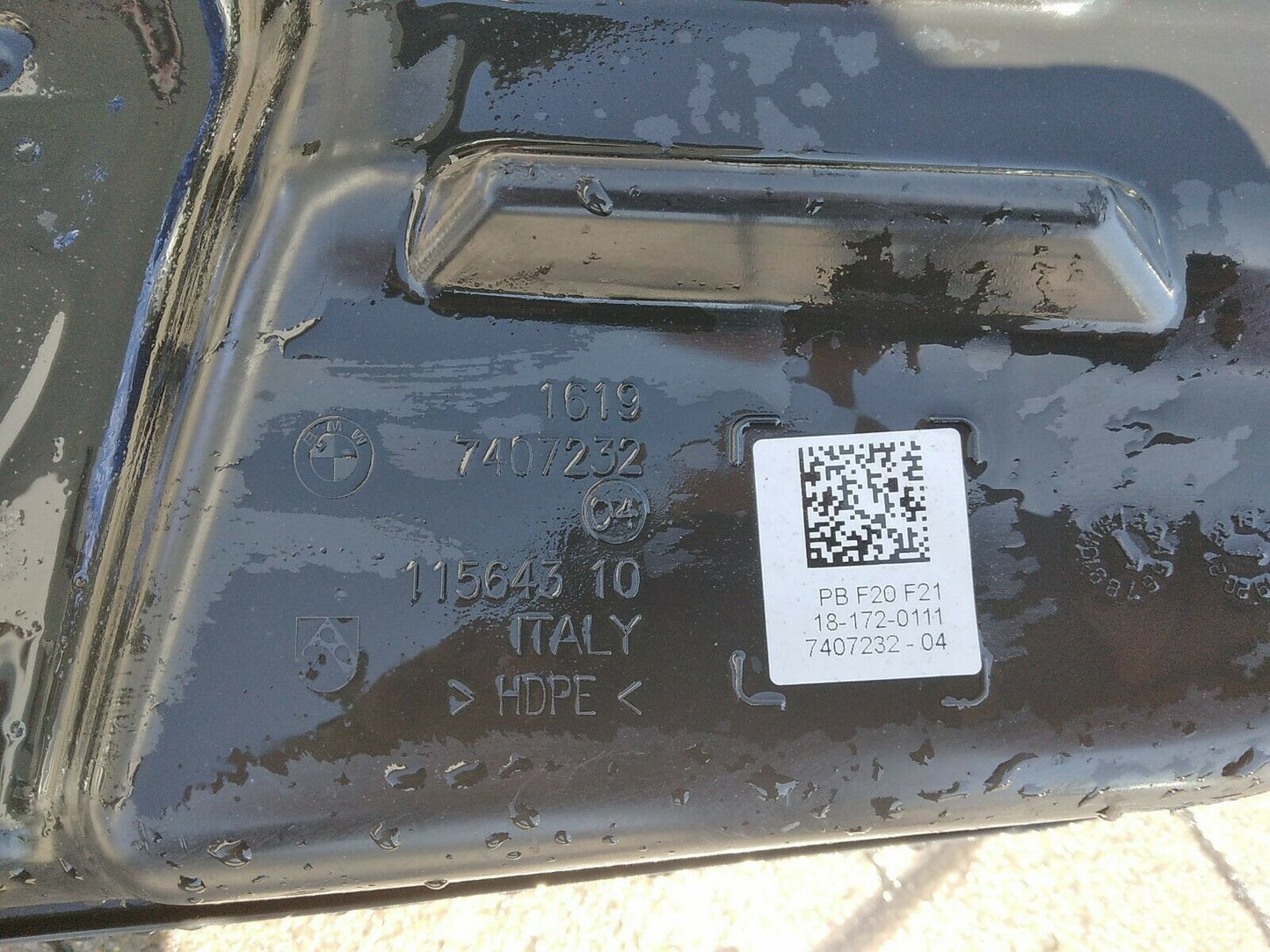 Orig BMW 1er F20 F21 LCI AdBlue SCR Tankbehälter Tank Behälter Passiv 7407232