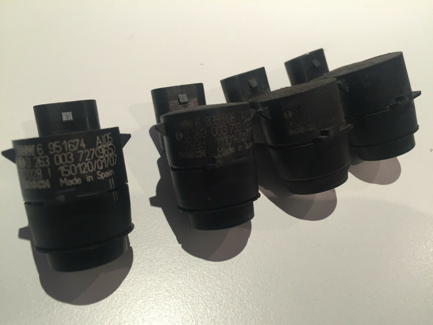 4x BMW E81 E82 E87 E88 E90 E91 E92 E93  PDC Sensor Weiss 6935598
