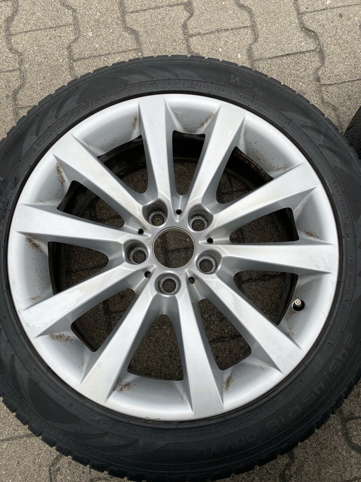 BMW F10 F11 F12 F06 Style 328 Alufelgen WINTERREIFEN 245 45 R18 100V 6790173