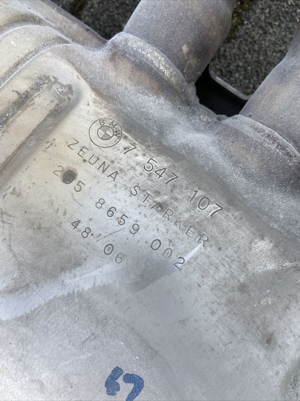 BMW Z4 E85 Auspuff 7547107 N52 Endschalldämpfer Auspuffanlage 7514157