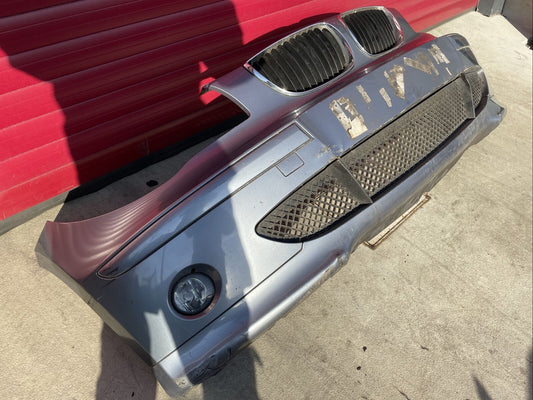 BMW E87 E81 Stoßstange VORNE mit GITTER NEBELSCHEINWERFER ZIERGITTER LEISTE