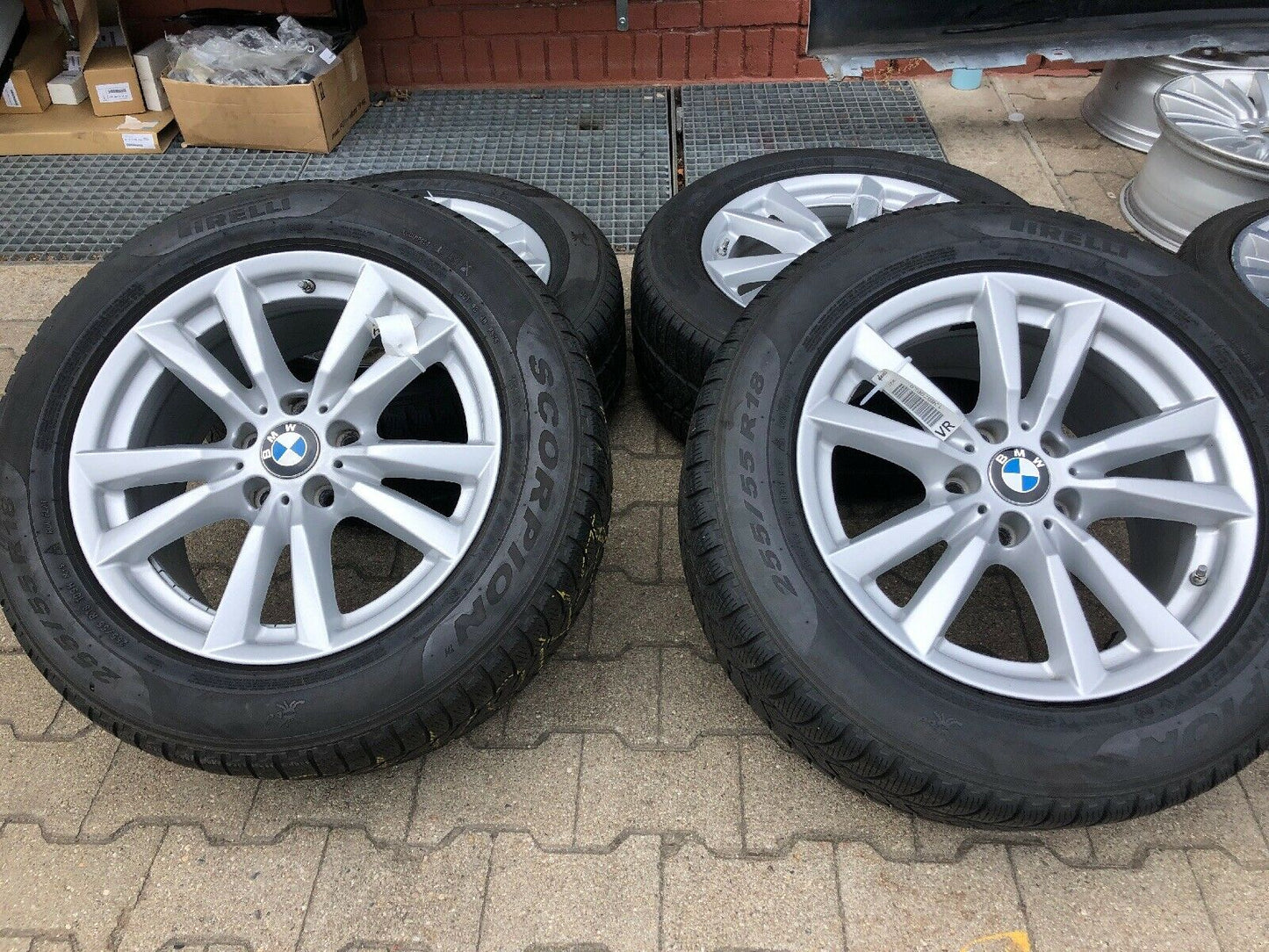 BMW X5 F15 ALUFELGEN STYLE 446 PIRELLI WINTERREIFEN 255 55 R18 109W RDCI 6853952
