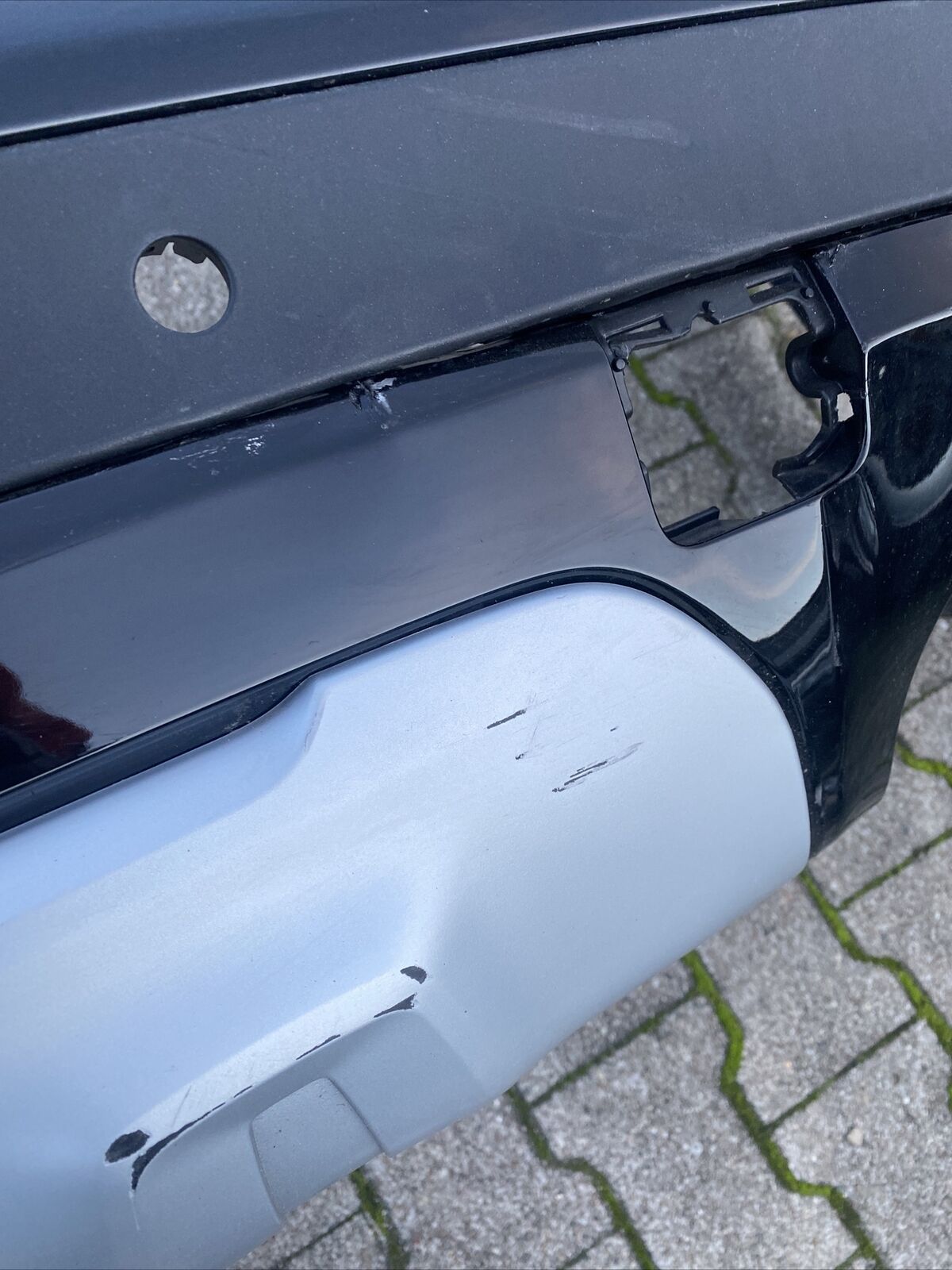 ORIG. BMW X3 G01 Stoßstange KOMPLETT HINTEN aktuelles Modell Aufnahme L R MITTE