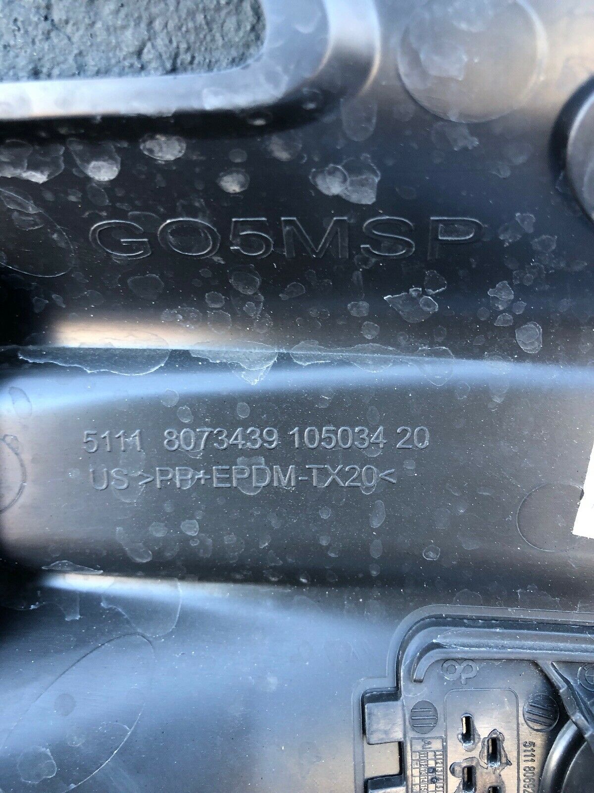 ORIGINAL BMW X5 G05 für M PAKET STOSSSTANGE NEUWERTIGE Gitter Lufteinlass links