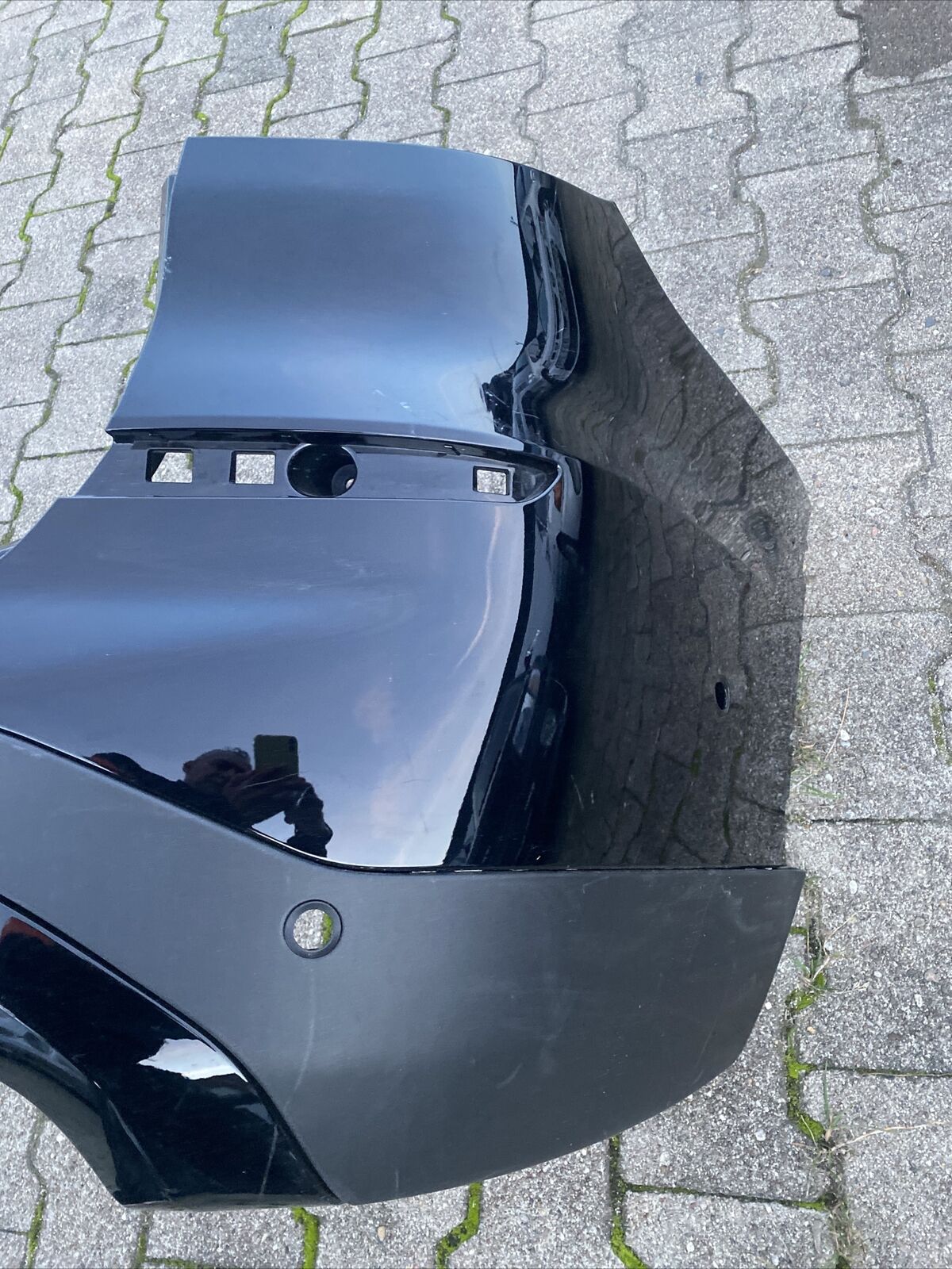 ORIG. BMW X3 G01 Stoßstange KOMPLETT HINTEN aktuelles Modell Aufnahme L R MITTE