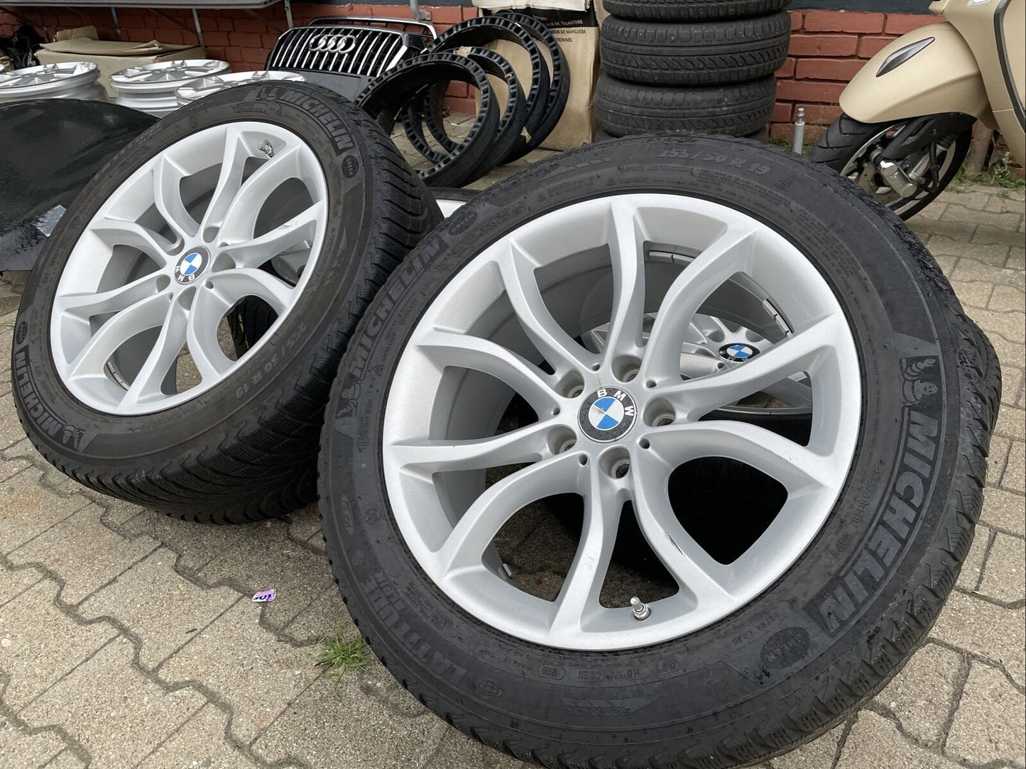 BMW X6 F16 Alufelgen Style 594 RDCI 9J 19 IS48 & 18 Winterreifen 255 50 R19 107V