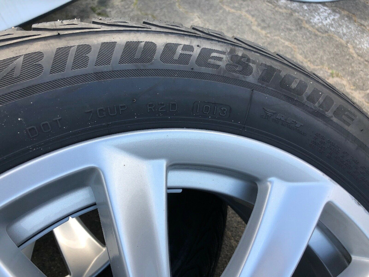 BMW F10 F11 V Speiche 236 Alufelgen RDCI BRIDGESTONE WINTERREIFEN 225 55 R17 97H