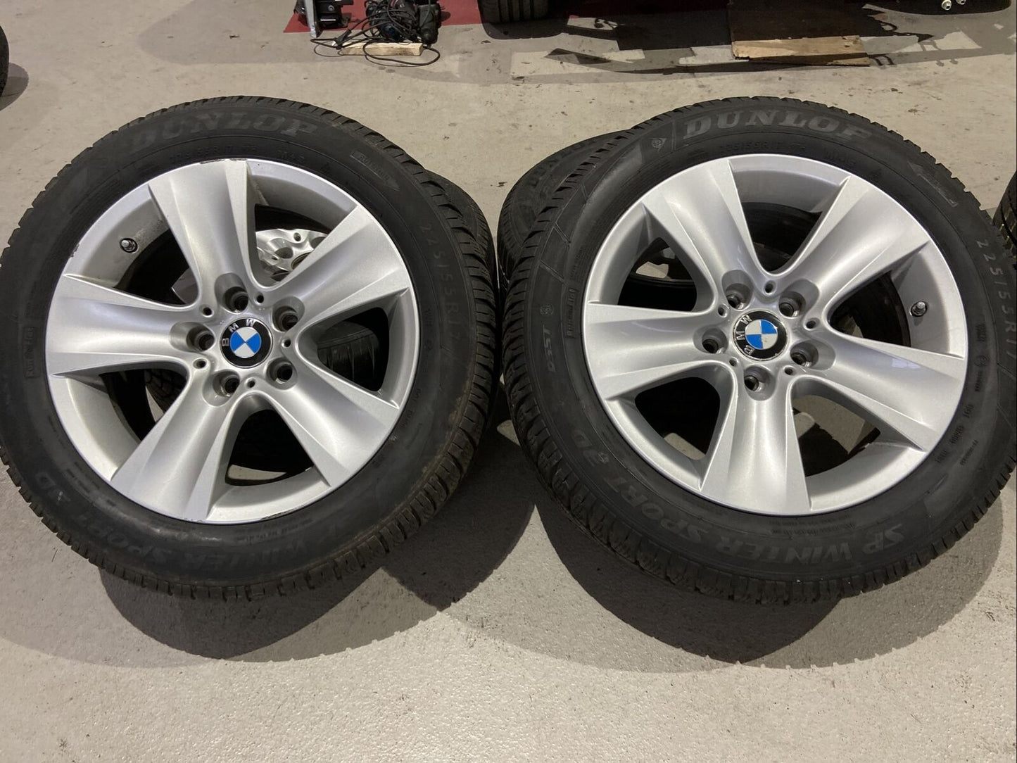 BMW F10 F11 Styling 327 Alufelgen WINTERREIFEN DUNLOP 225 55 R17 97H RSC 6790172