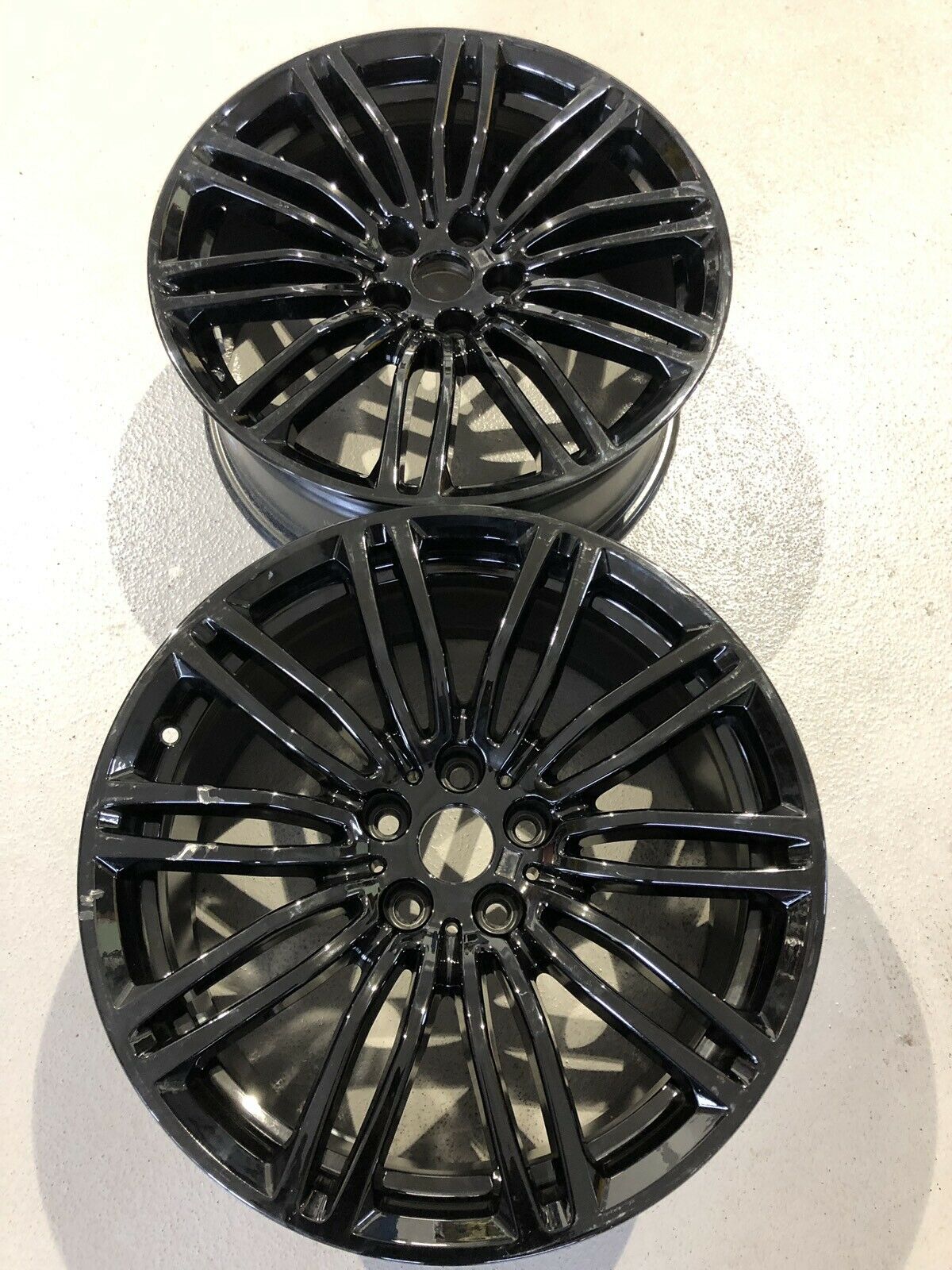 2x ORIGINAL BMW G30 G31 M664 Alufelgen BLACK 7856926 HA 7856925 VA M 664 M PAKET