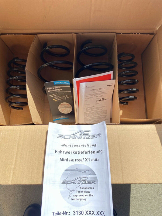 AC SCHNITZER MINI COOPER F56 X1 F48 Tieferlegungsfedern 3353256110 - 3133256110