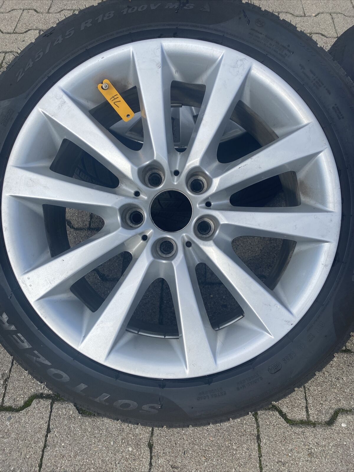 BMW F10 F11 F12 F06 Style 328 Alufelgen WINTERREIFEN 245 45 R18 100V 6790173