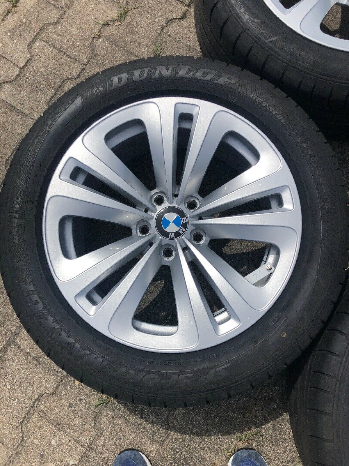 BMW F07 F01 F12 F06 Alufelgen Doppelspeiche 234 Sommerreifen DUNLOP RSC 6775403