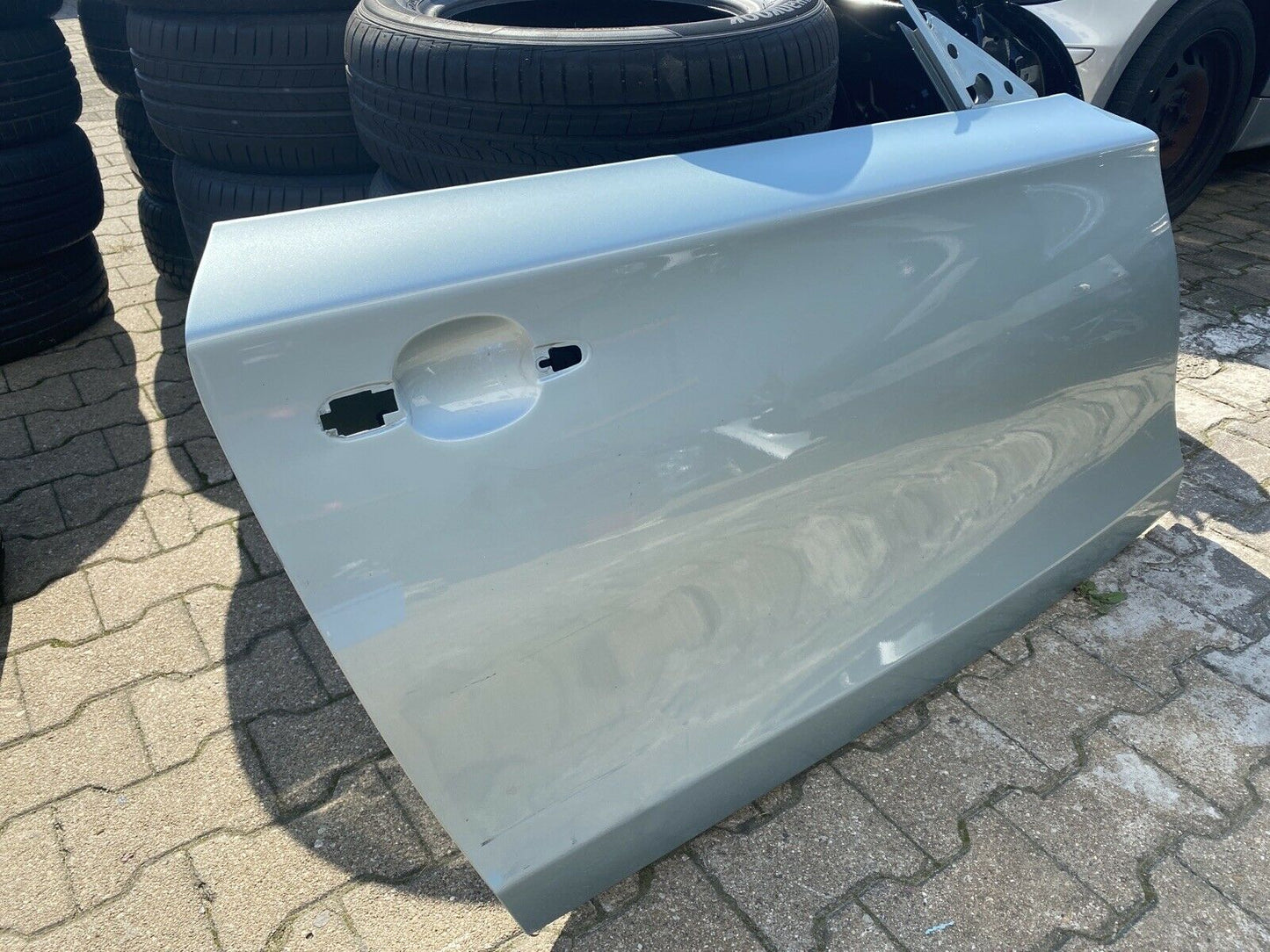 ORIGINAL BMW E81 E82 E88 Coupe Cabrio TÜR R. TITANSILBER Stoßstange Querträger