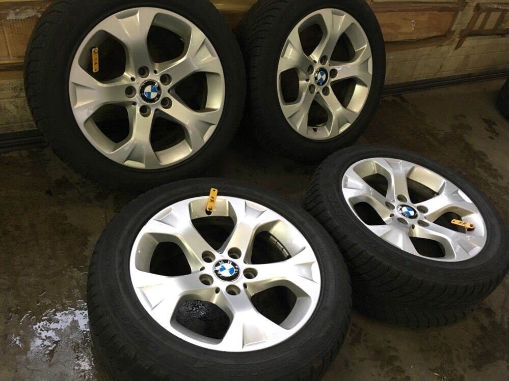 ORIGINAL BMW X1 E84 Alufelgen Sternspeiche 317 m Winterreifen RUNFLAT 225 50 R17