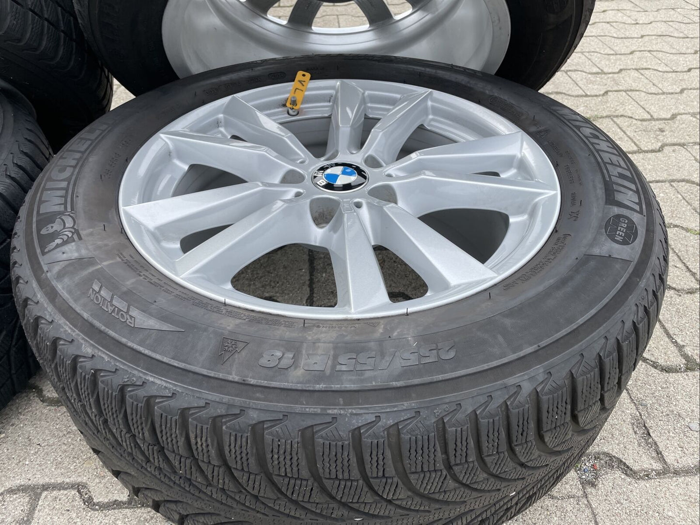 BMW X5 F15 ALUFELGEN STYLE 446 MICHELIN WINTERREIFEN 255 55 R18 109H RDC 6853952