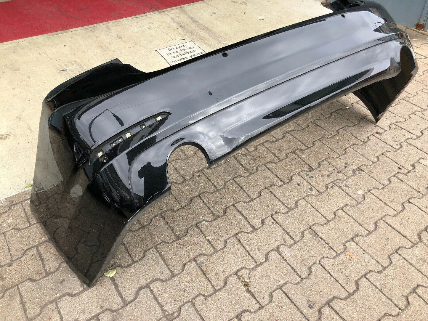 ORIGIN. BMW G30 5er LIMOUSINE Basis Stoßstange PDC HINTEN BLACK SAPPHIRE 7387294