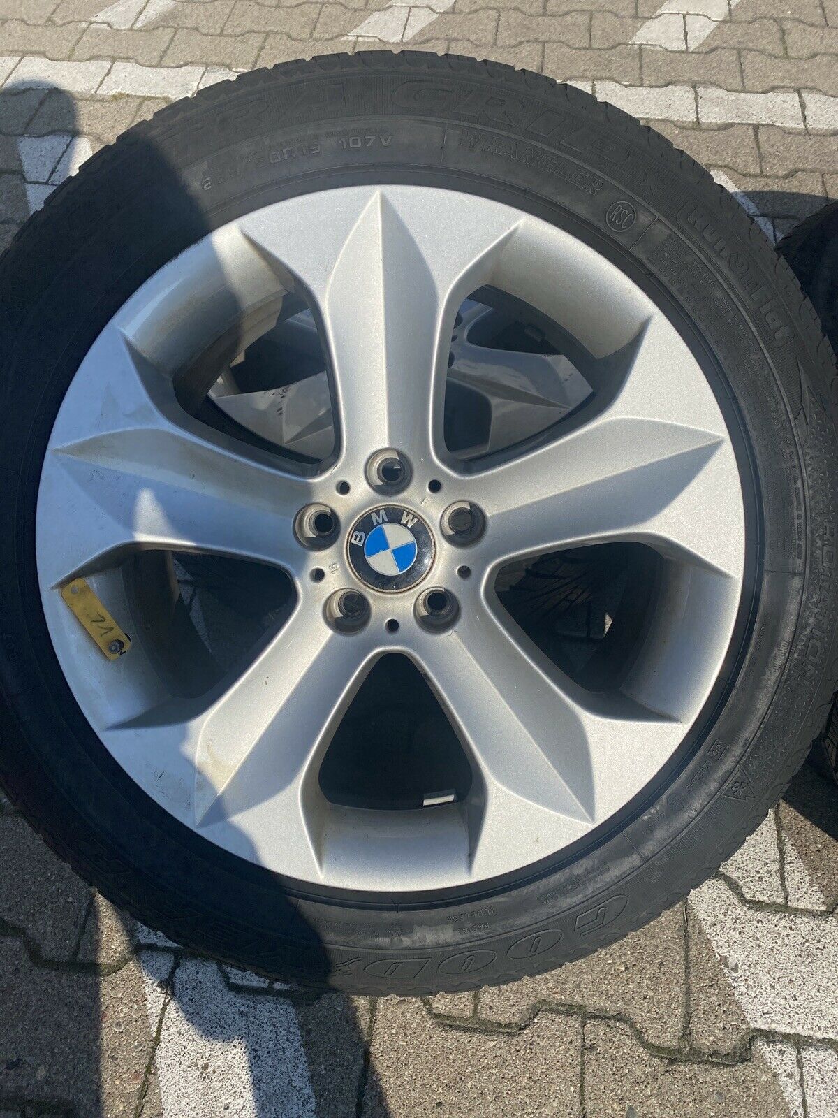 BMW X6 E71 ALUFELGEN STYLING 232 GOODYEAR 255 50 R19 107V RSC WINTERREIFEN 7mm