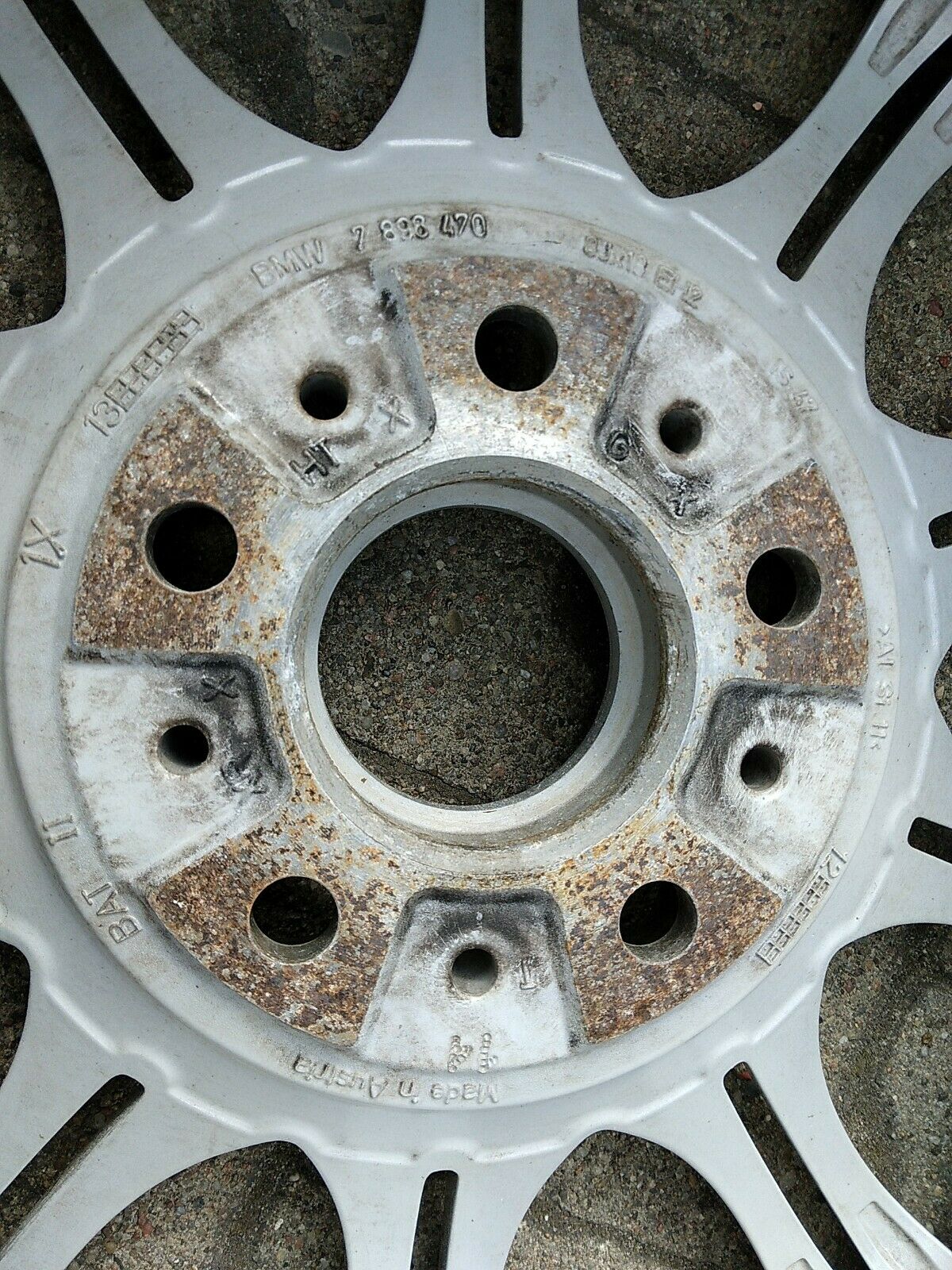 1x BMW Z4 E85 E46 M135 Alufelge 8J 7896470 Sommerreifen Continental 225 40 R18