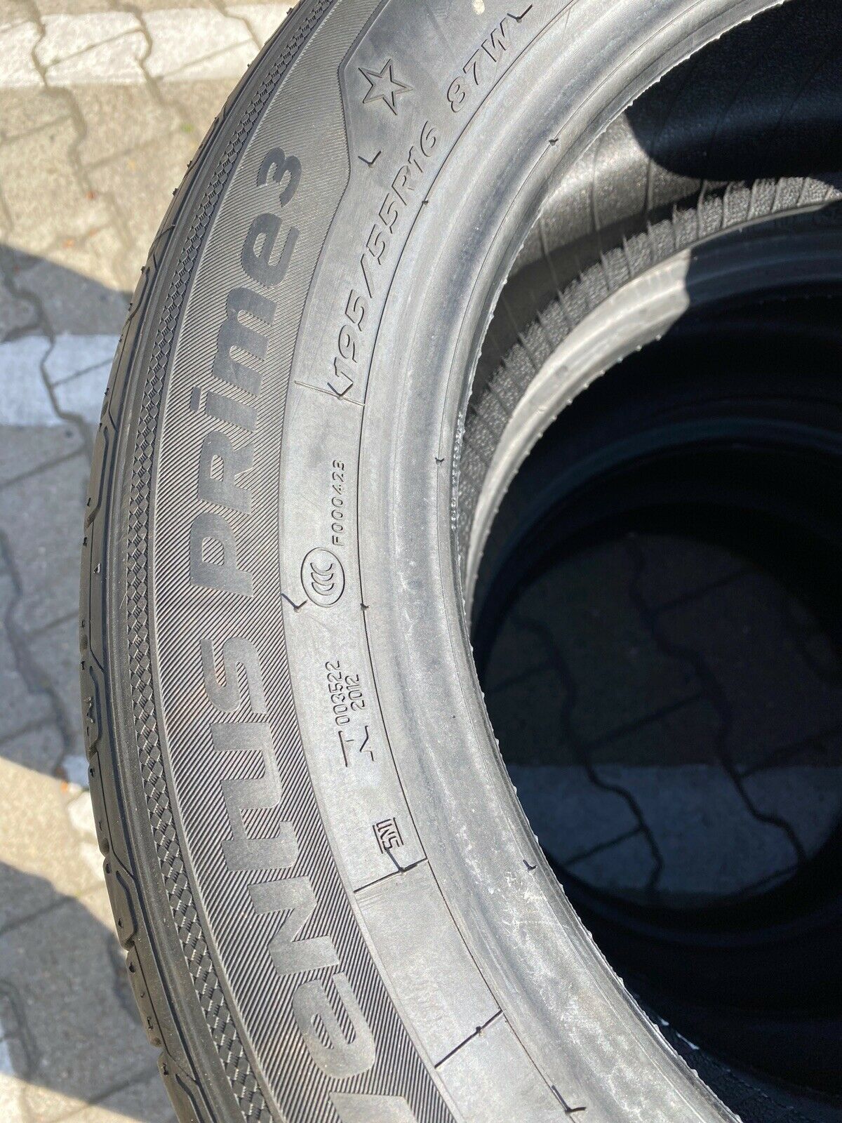 4x NEUWERTIGE BMW MINI HANKOOK VENTUS PRIME3 Sommerreifen 195 55 R16 87W DOT3919