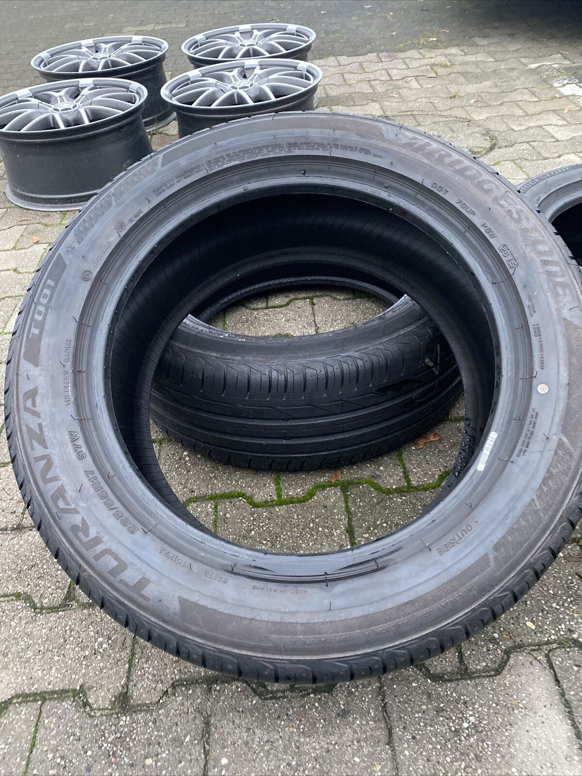 4x BMW Bridgestone Turanza T001 SOMMERREIFEN 225 55 R17 97W Reifen DOT2615