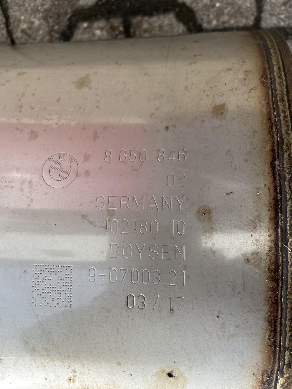 BMW F36 F32 KLAPPENAUSPUFF 440i Auspuff Endschalldämpfer Auspuffanlage 8650846