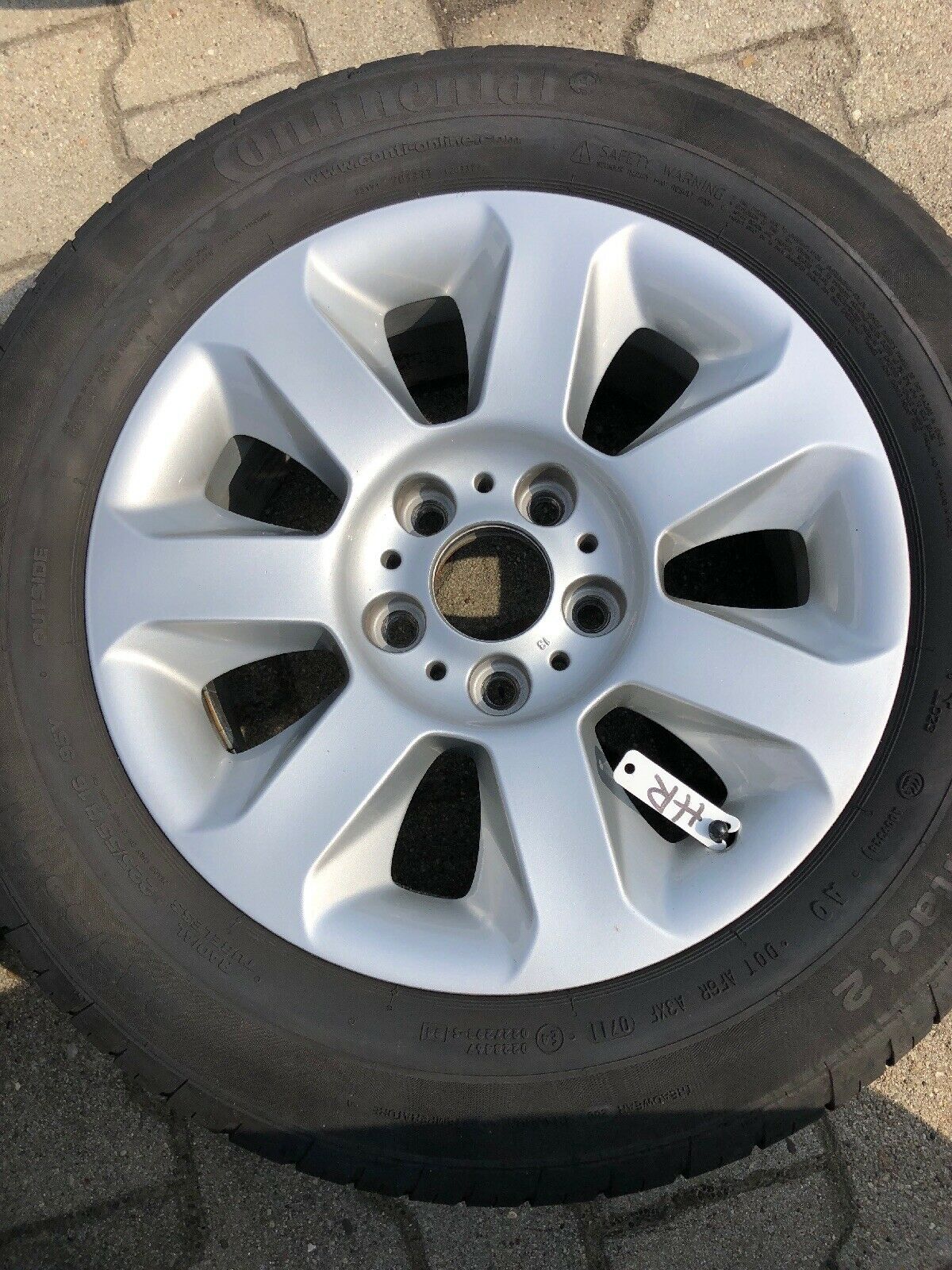BMW E60 E61 ALUFELGEN Styling 115 CONTI SOMMERREIFEN 225 55 R16 95Y TN 6758774