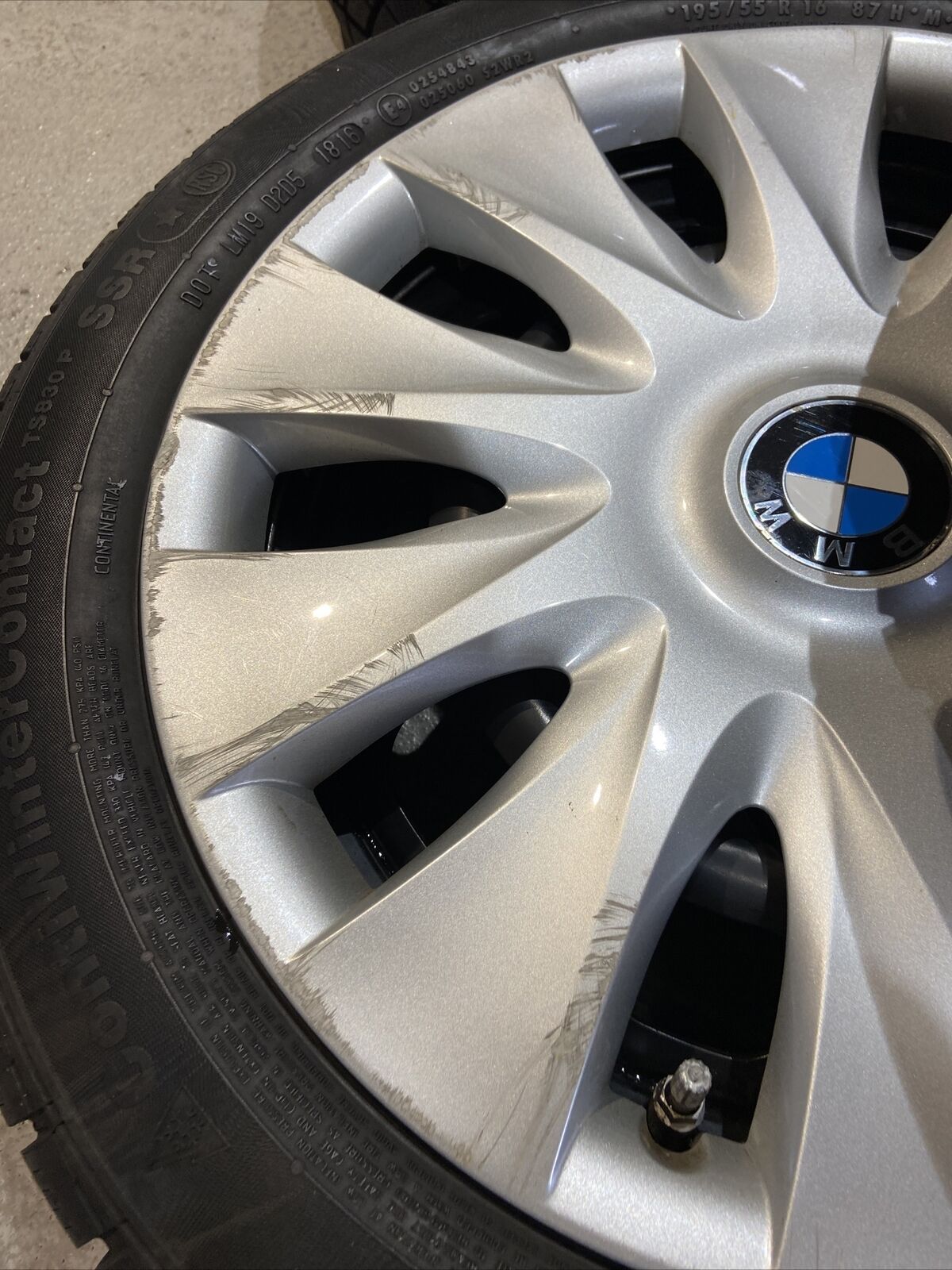 BMW F20 F21 WINTERREIFEN 195 55 R16 87H Continental RSC RDCI SENSOREN RADKAPPEN