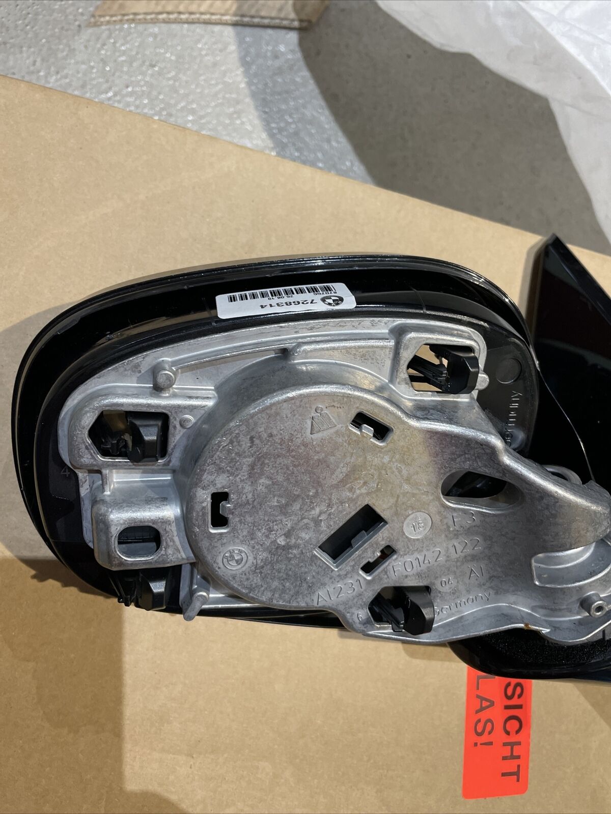 BMW 1er E82 E88 E81 M Aussenspiegel beheizt GLANZ SCHWARZ SHADOW LINE 7282044