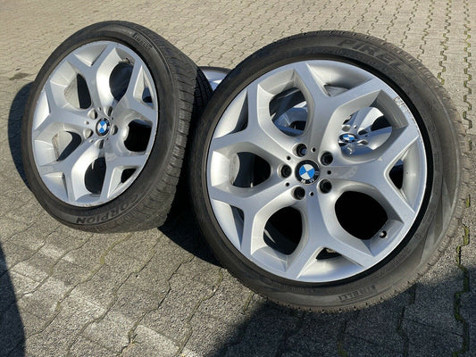 ORIG. BMW X5 E70 F15 Y SPEICHE 214 Alufelgen DUNLOP WINTERREIFEN 20 ZOLL RSC X6