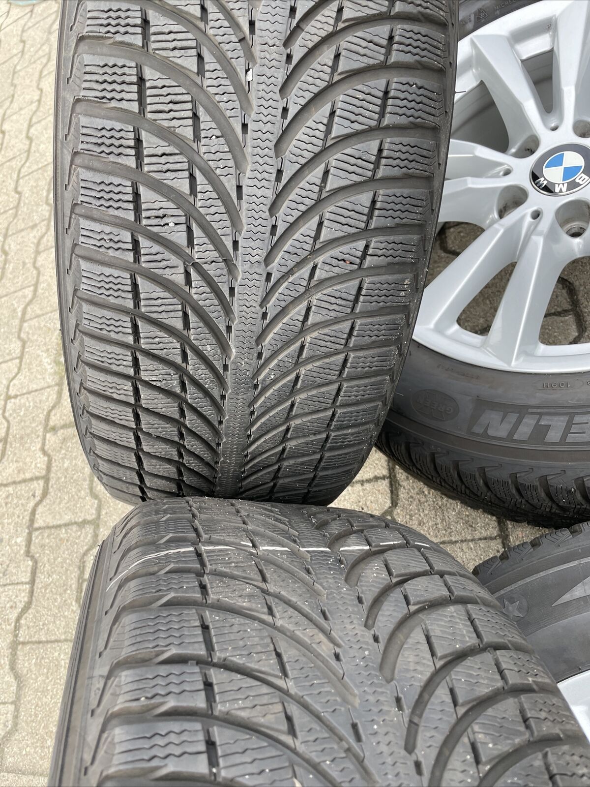 BMW X5 F15 ALUFELGEN STYLE 446 MICHELIN WINTERREIFEN 255 55 R18 109H RDC 6853952