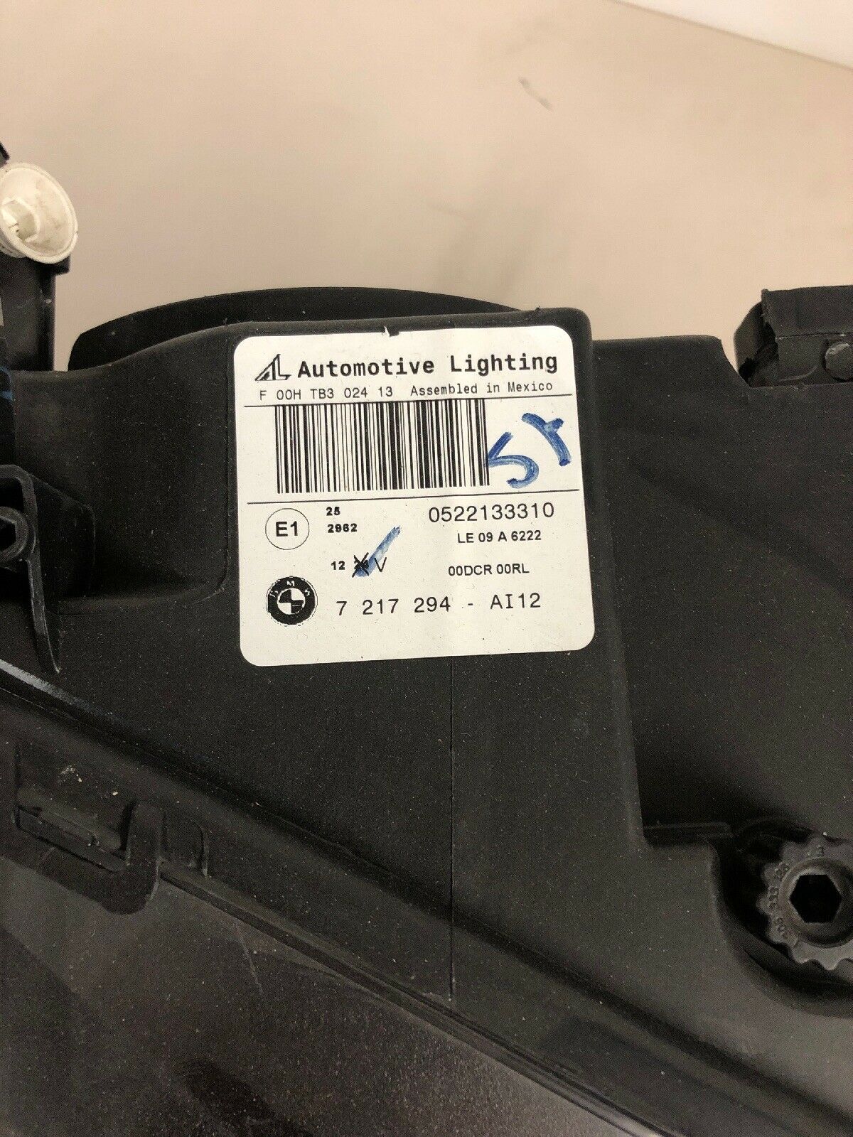 BMW X3 F25 Xenonscheinwerfer R. VORFACELIFT OHNE KURVENLICHT XENON 7217294