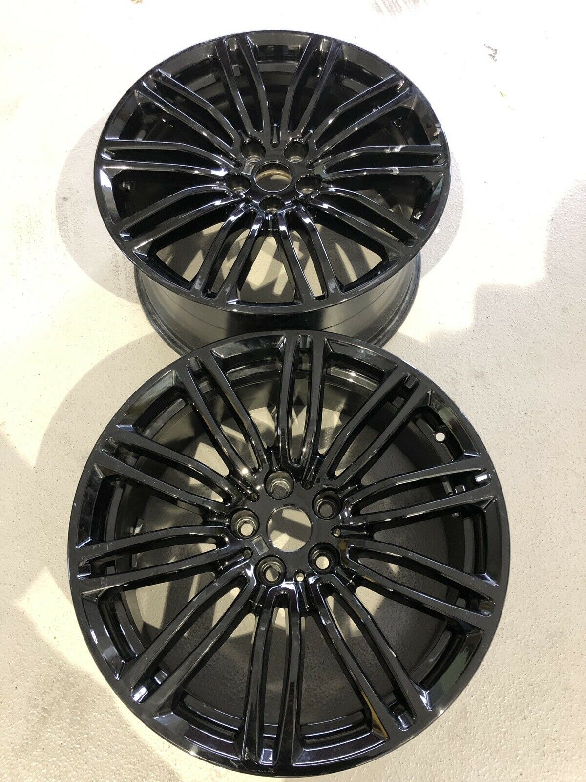2x ORIGINAL BMW G30 G31 M664 Alufelgen BLACK 7856926 HA 7856925 VA M 664 M PAKET