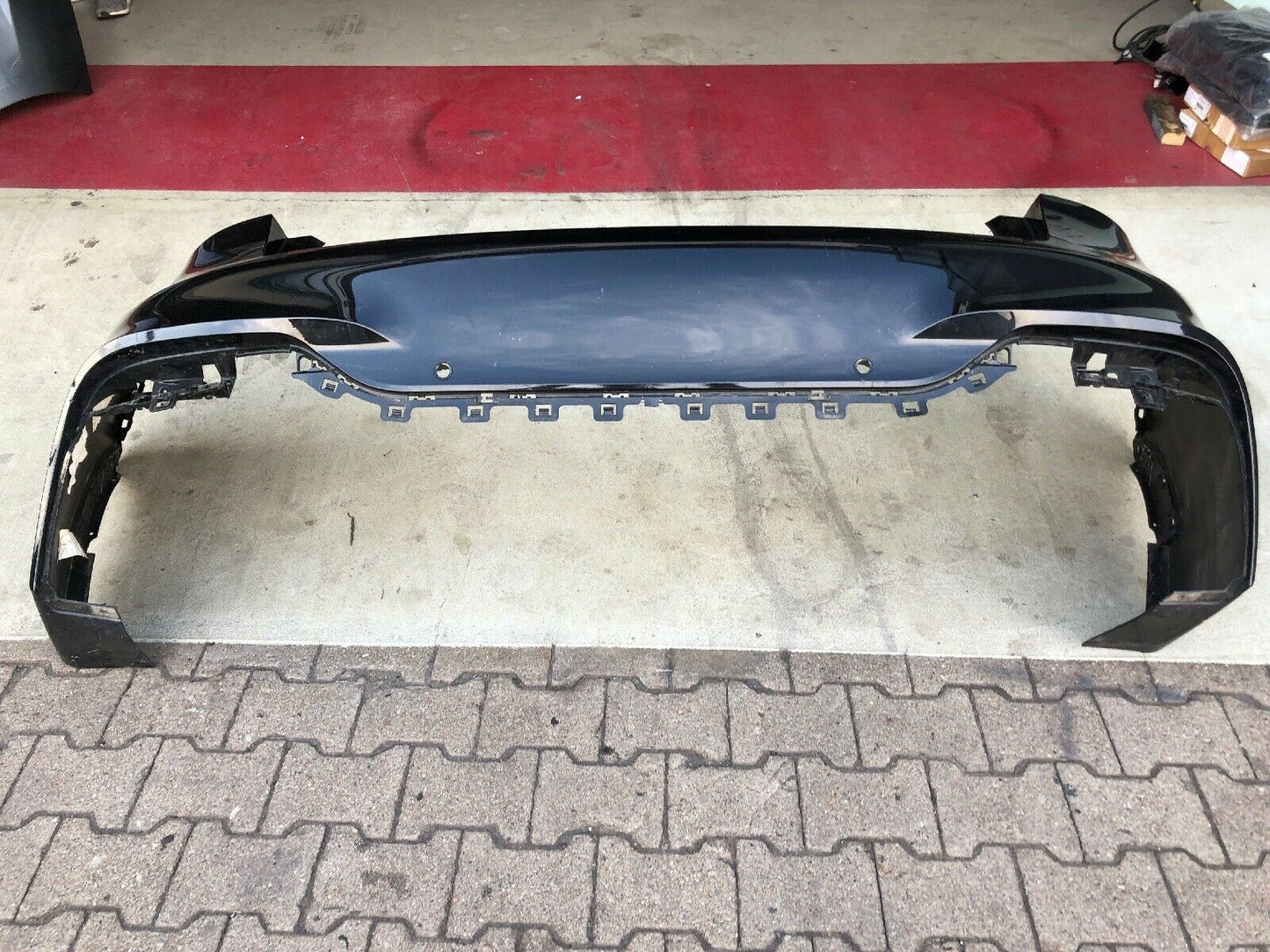 ORIGINAL BMW X6 F16 M Paket Stoßstange Sportpaket hinten Black Sapphire 8056534