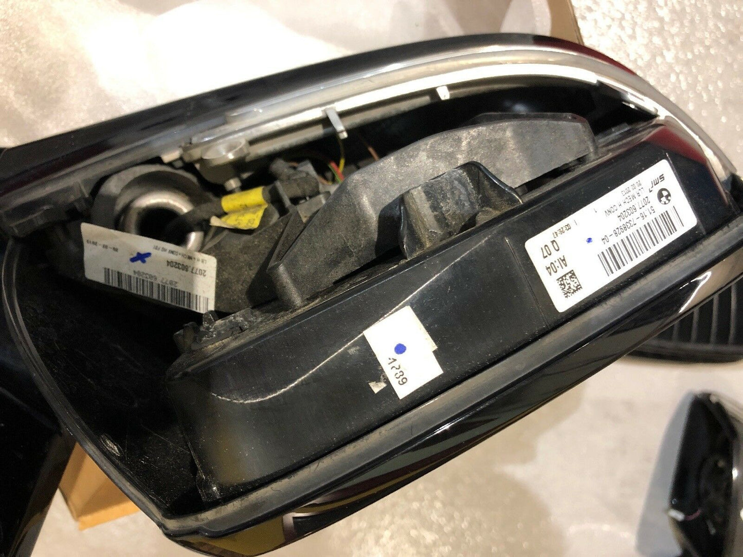 ORIGINAL BMW F30 F31 Aussenspiegel 7345658 Glanz Schwarz M PAKET R.